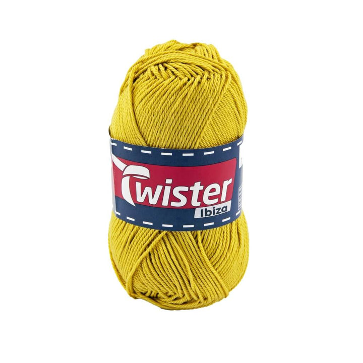 Twister Ibiza Uni 50g 66 - senf Lieblingsgarn