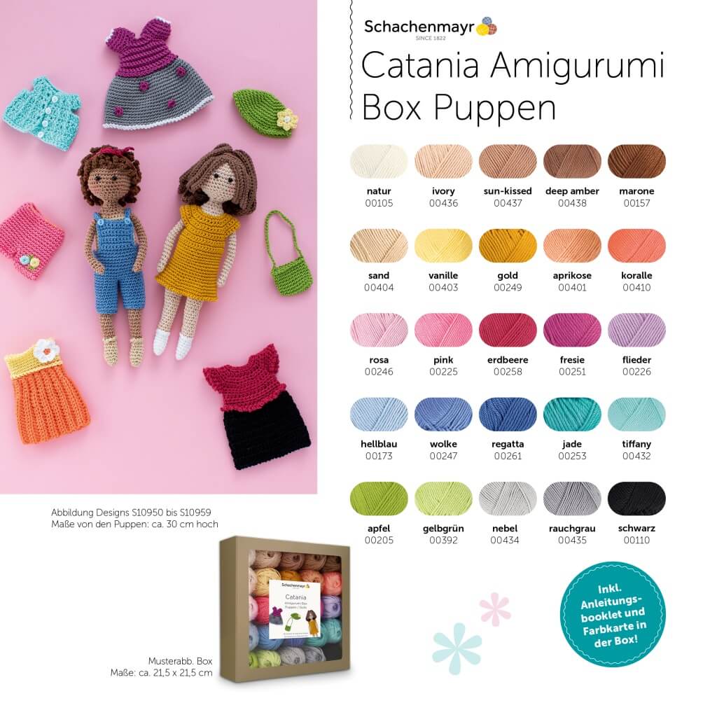 Schachenmayr Catania Amigurumi Box Puppen Lieblingsgarn