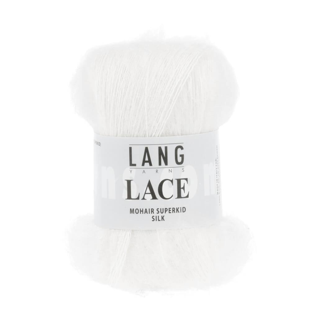 Lang Yarns Lace - 25g Mohair Wolle 992.0001 - Weiss Lieblingsgarn