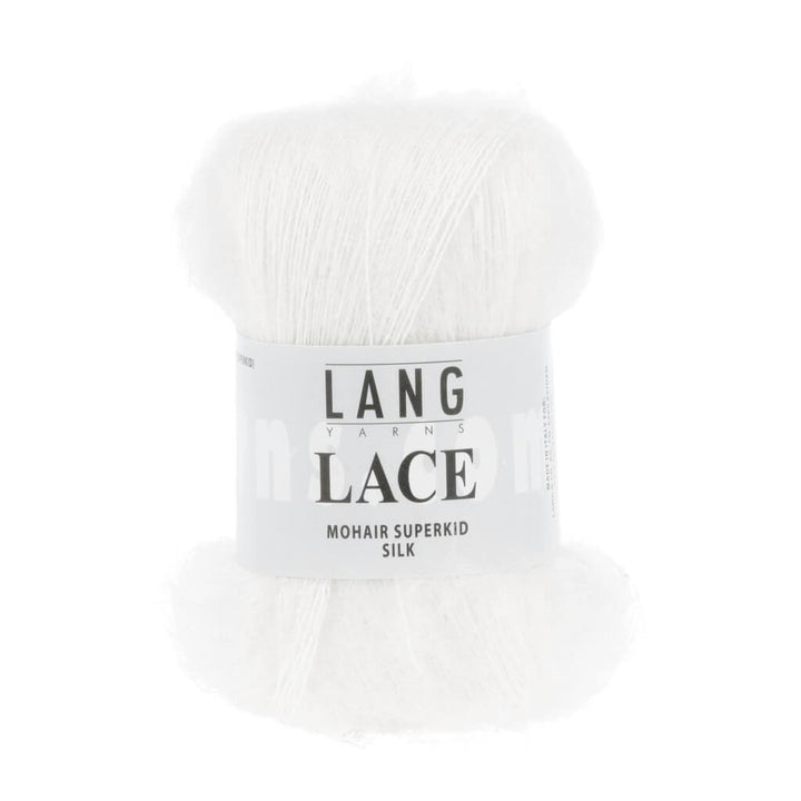 Lang Yarns Lace - 25g Mohair Wolle 992.0001 - Weiss Lieblingsgarn