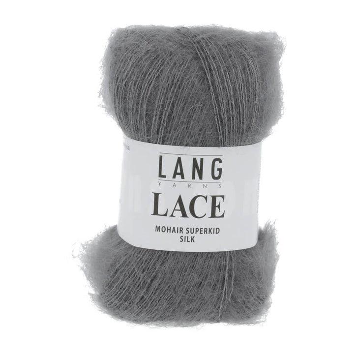Lang Yarns Lace - 25g Mohair Wolle 992.0005 - Grau Mélange Lieblingsgarn