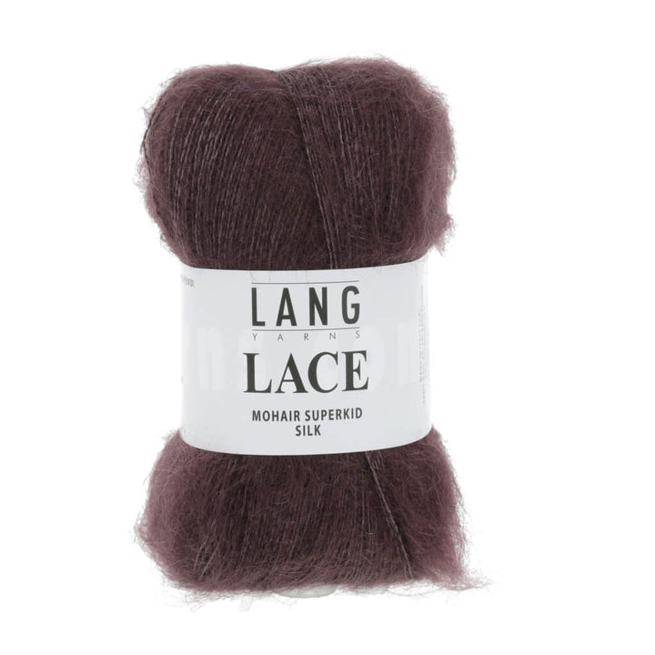 Lang Yarns Lace - 25g Mohair Wolle 992.0080 - Aubergine Lieblingsgarn