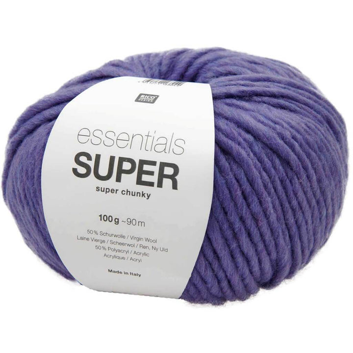 Rico Design Essentials Super Super Chunky - 100g 043 - Violett Lieblingsgarn
