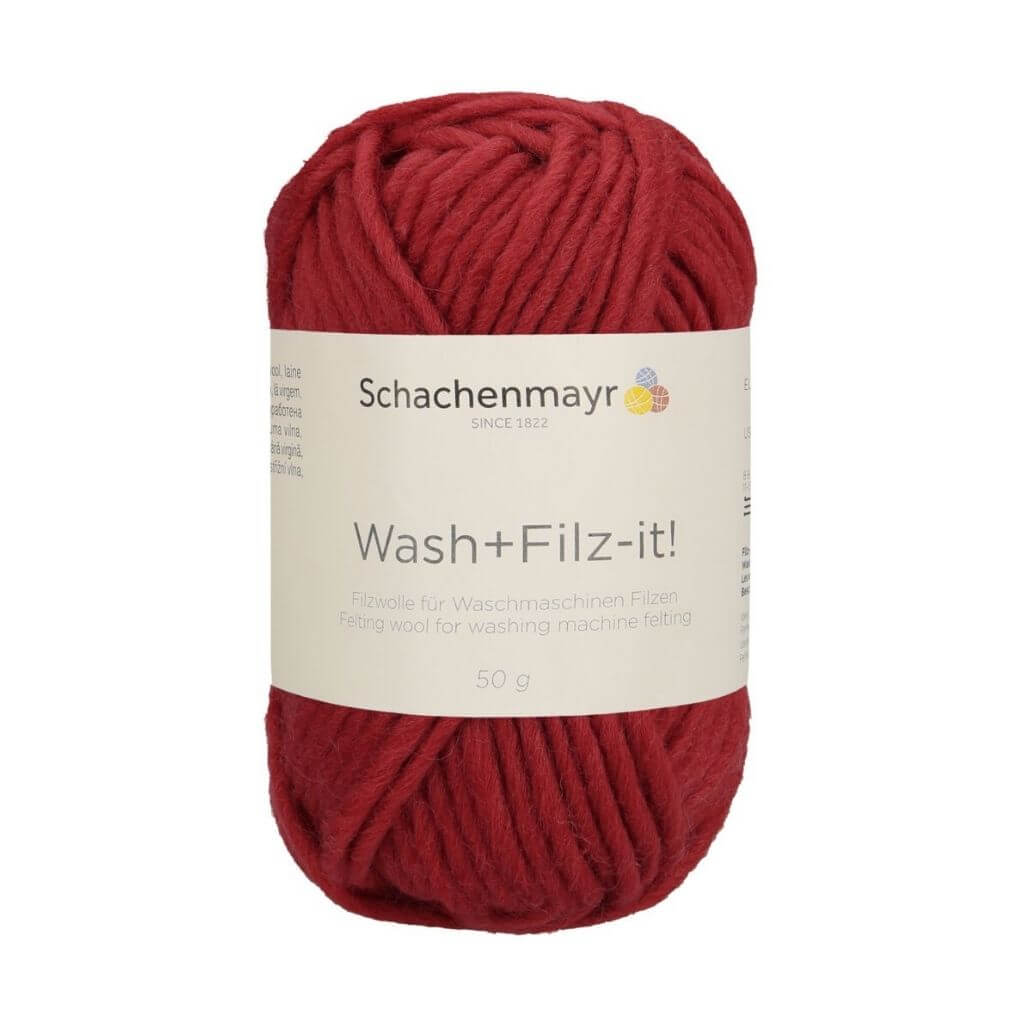 Schachenmayr Wash+Filz-it! Filzwolle 50g 51 - Brick Lieblingsgarn
