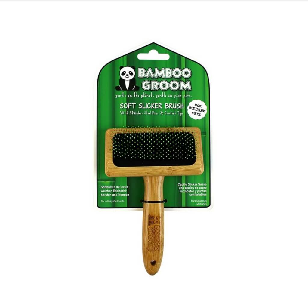 Bamboo Groom Softbürste - Medium Lieblingsgarn