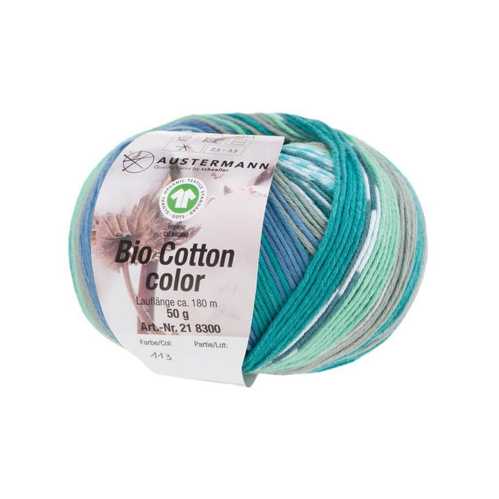 Austermann Bio Cotton Color 50g 113 - Karibik Lieblingsgarn
