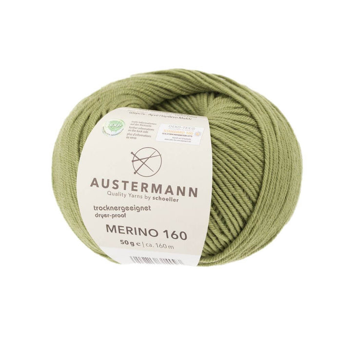 Austermann Merino 160 Exp 50g 270 - Oliv Lieblingsgarn