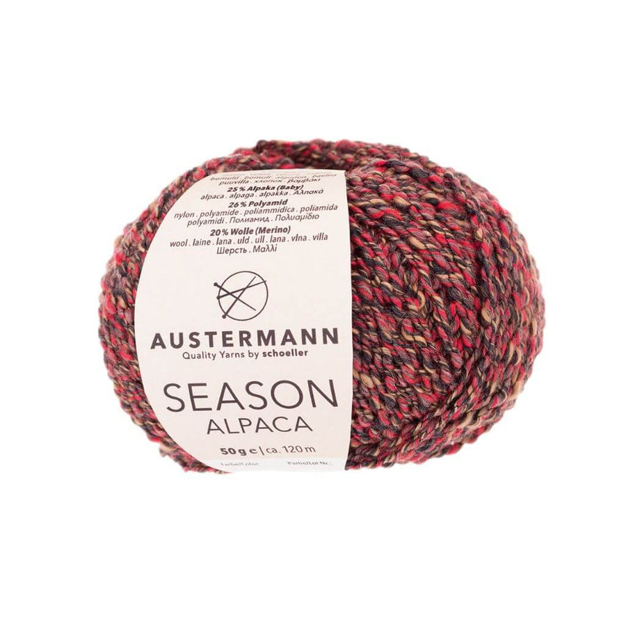 Austermann Season Alpaca 50g 02 - Glut Lieblingsgarn