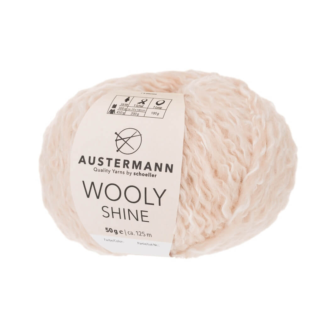 Austermann Wooly Shine 01 - Beige Lieblingsgarn