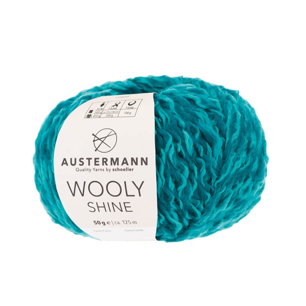 Austermann Wooly Shine 07 - Petrol Lieblingsgarn