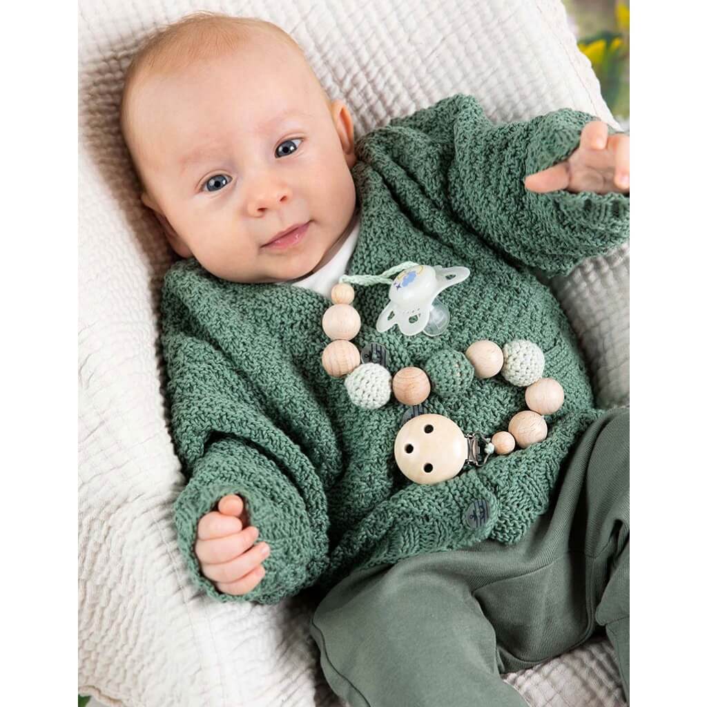 Baby Cotton Babyjacke - Lang Yarns Modell PTO-036_15 Lieblingsgarn