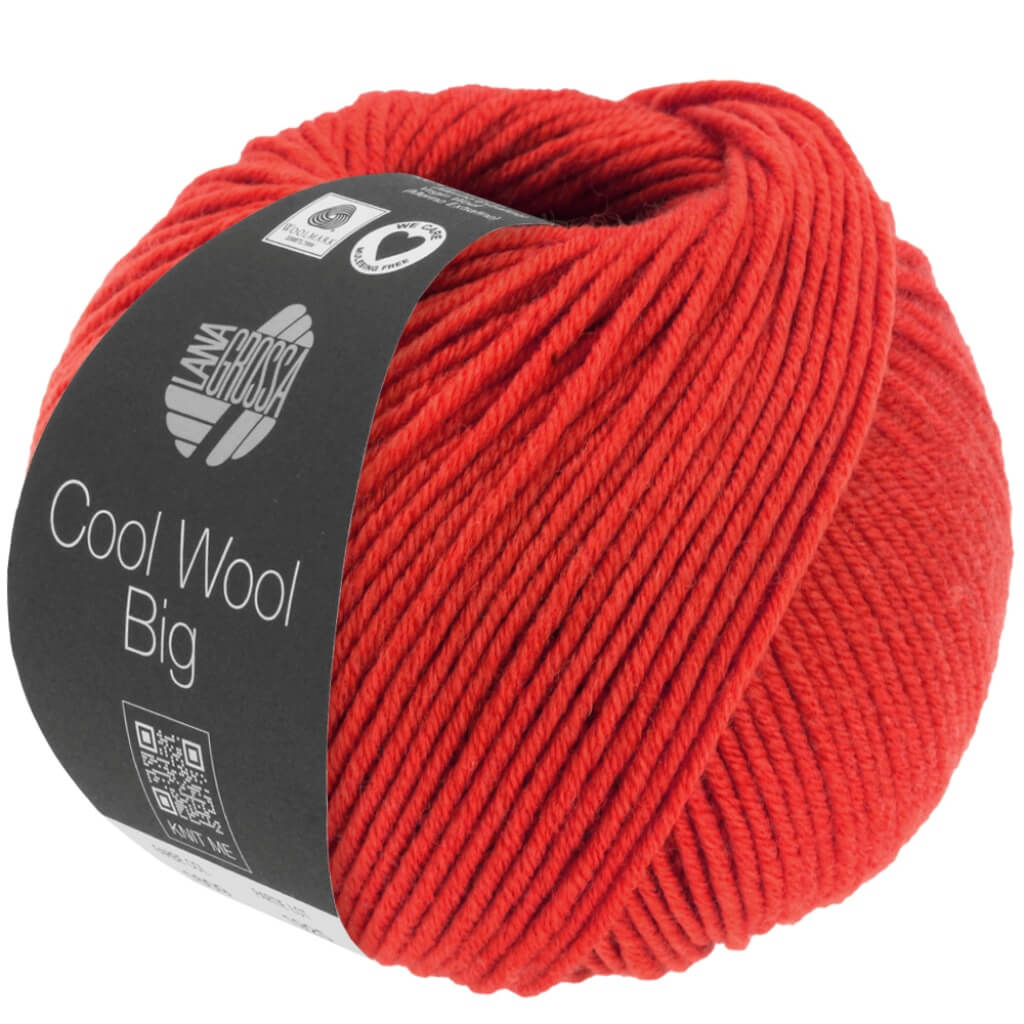 Lana Grossa Cool Wool Big Mélange 1607 - Rot meliert Lieblingsgarn