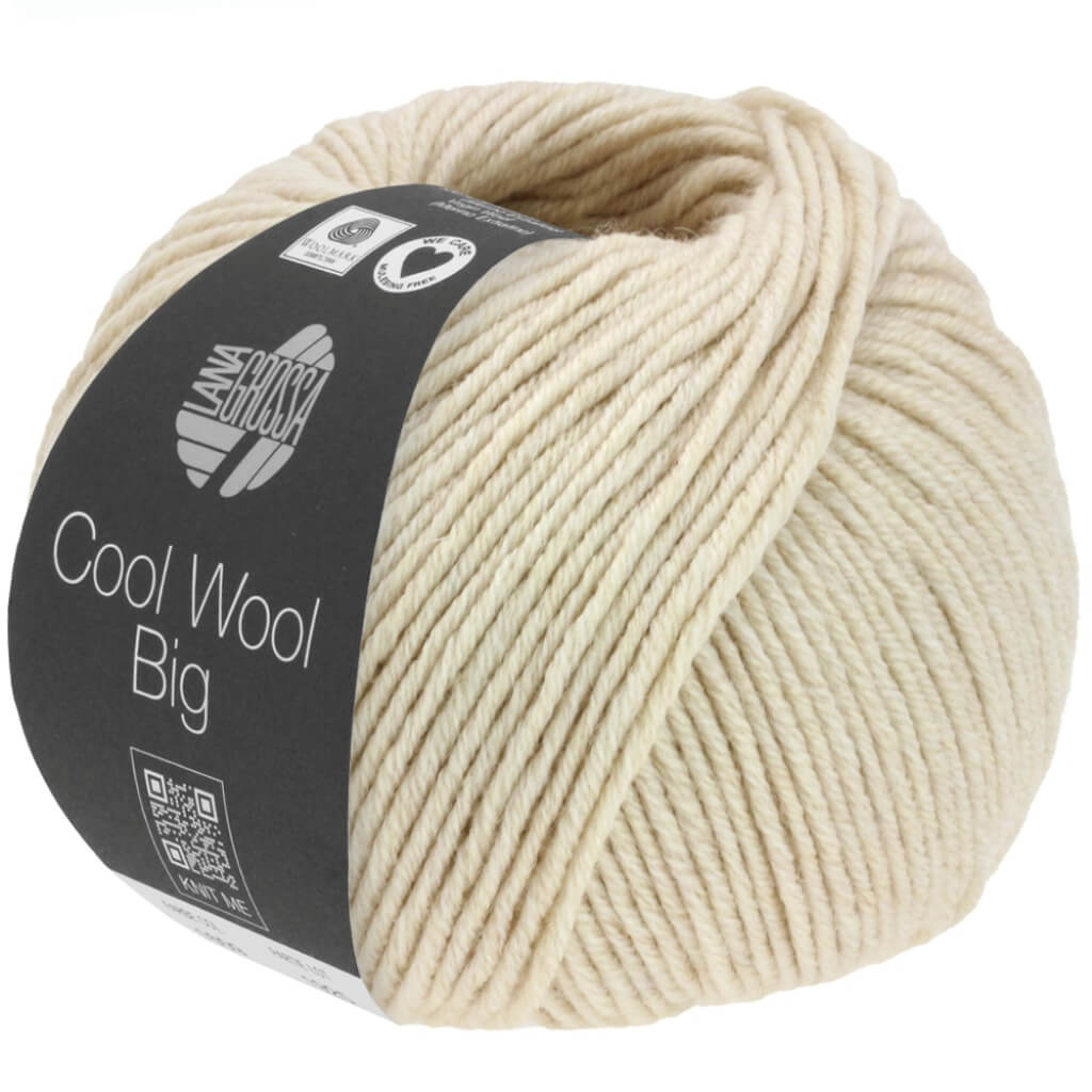 Lana Grossa Cool Wool Big Mélange 1624 - Beige meliert Lieblingsgarn