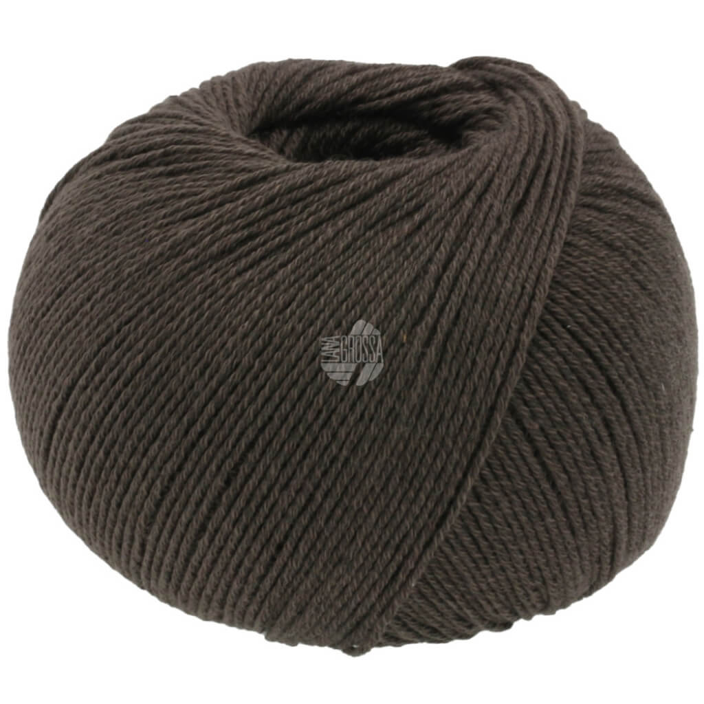 Lana Grossa Cotton Wool 9 - Dunkelbraun Lieblingsgarn