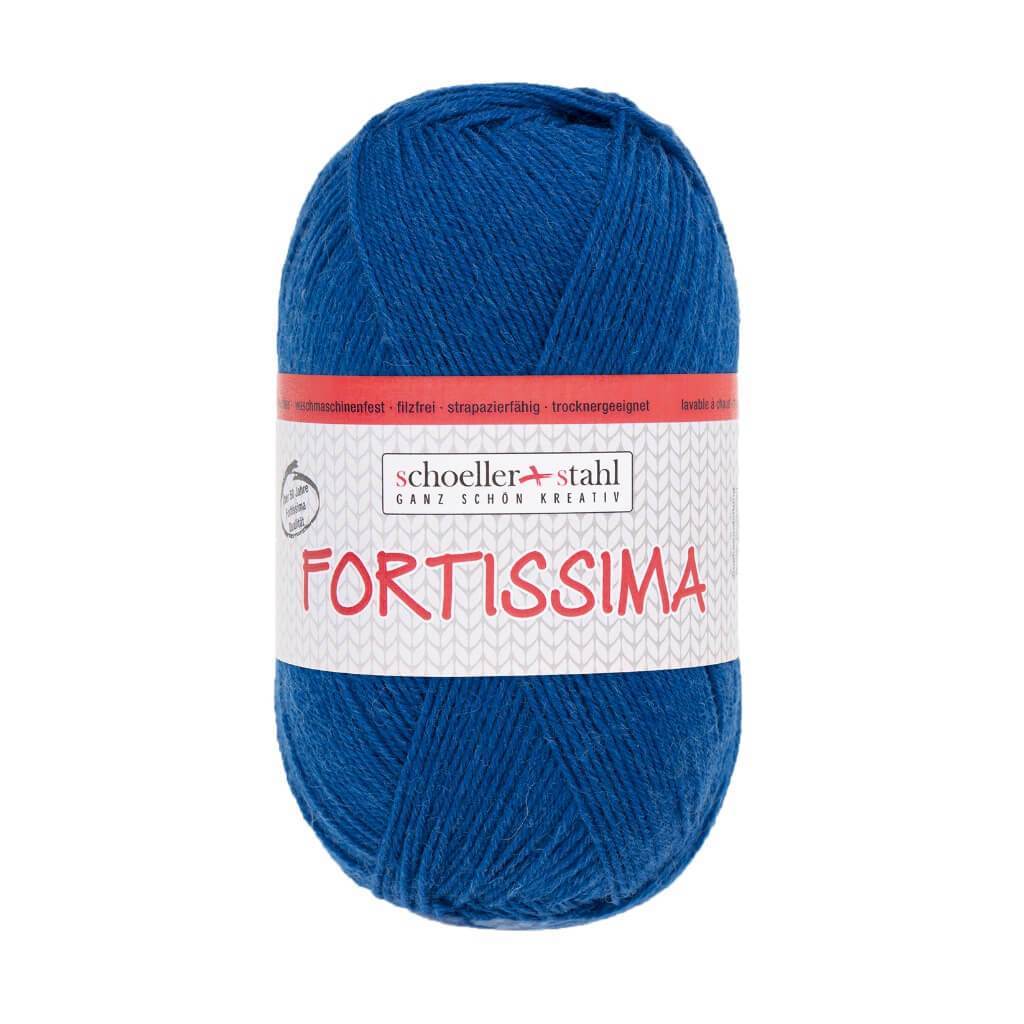 Schoeller + Stahl Fortissima Socka 100 - Sockenwolle 2099 - Blau Lieblingsgarn