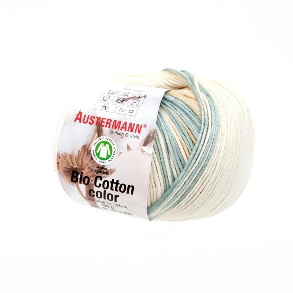 Austermann Bio Cotton Color 50g 101 - Sand Lieblingsgarn