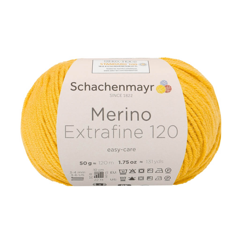 Schachenmayr Merino Extrafine 120 - Merinogarn 1123 - Honig Lieblingsgarn