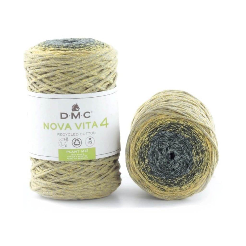 DMC Nova Vita 4 Color - recyceltes Baumwollgarn 108 - Olive Lieblingsgarn