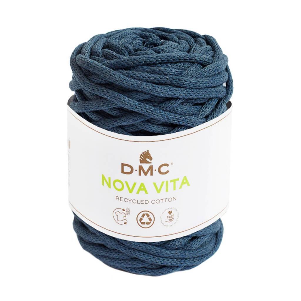 DMC Nova Vita - Baumwollgarn 4mm 076 - Jeansblau Lieblingsgarn