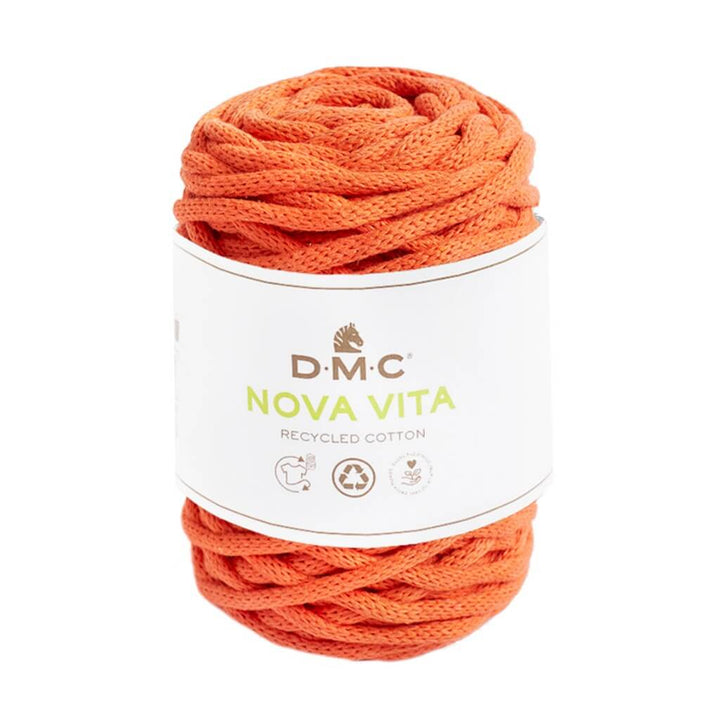 DMC Nova Vita - Baumwollgarn 4mm 10 - Orange Lieblingsgarn