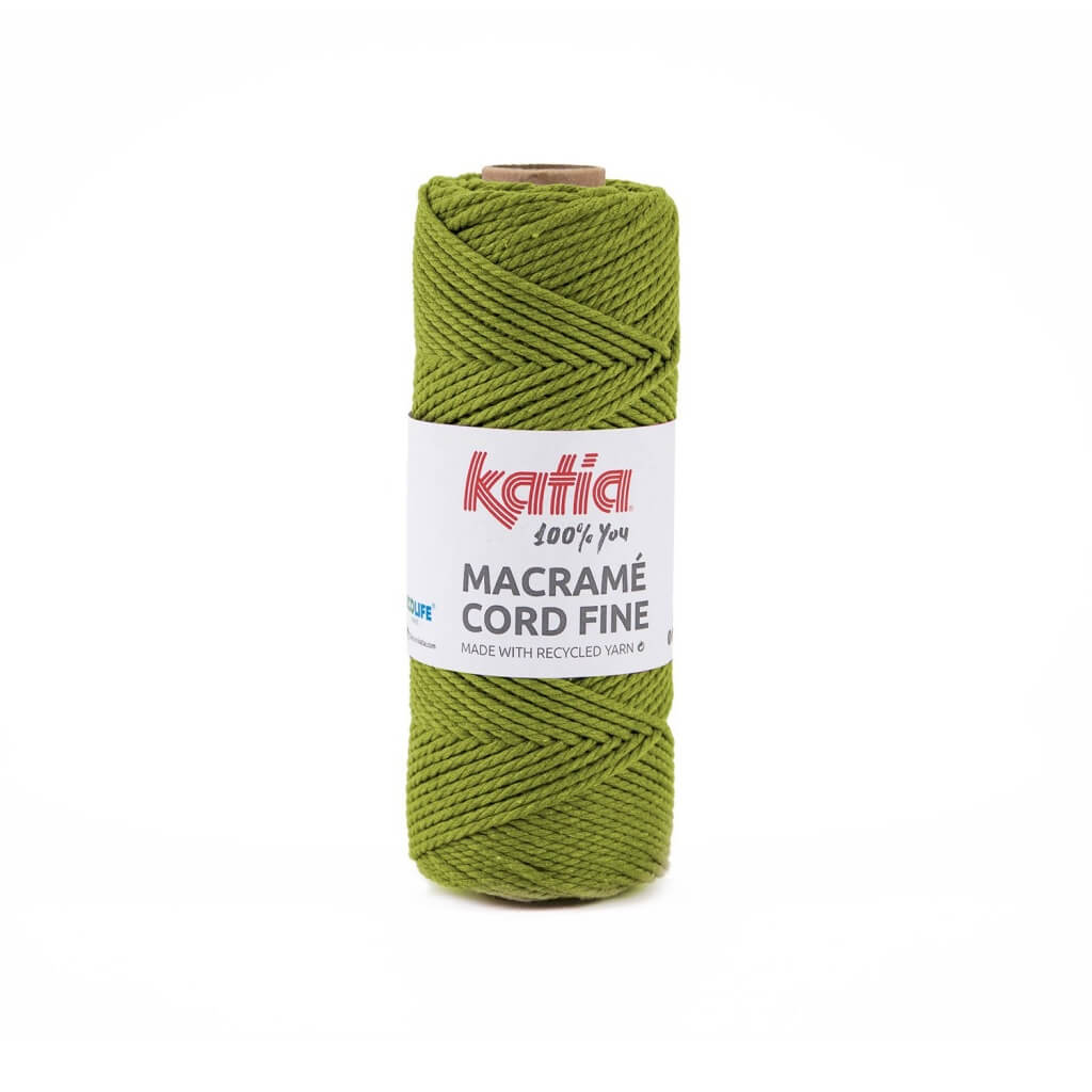 Katia Macramé Cord Fine 2,5 mm 207 - Verde Hierba Lieblingsgarn