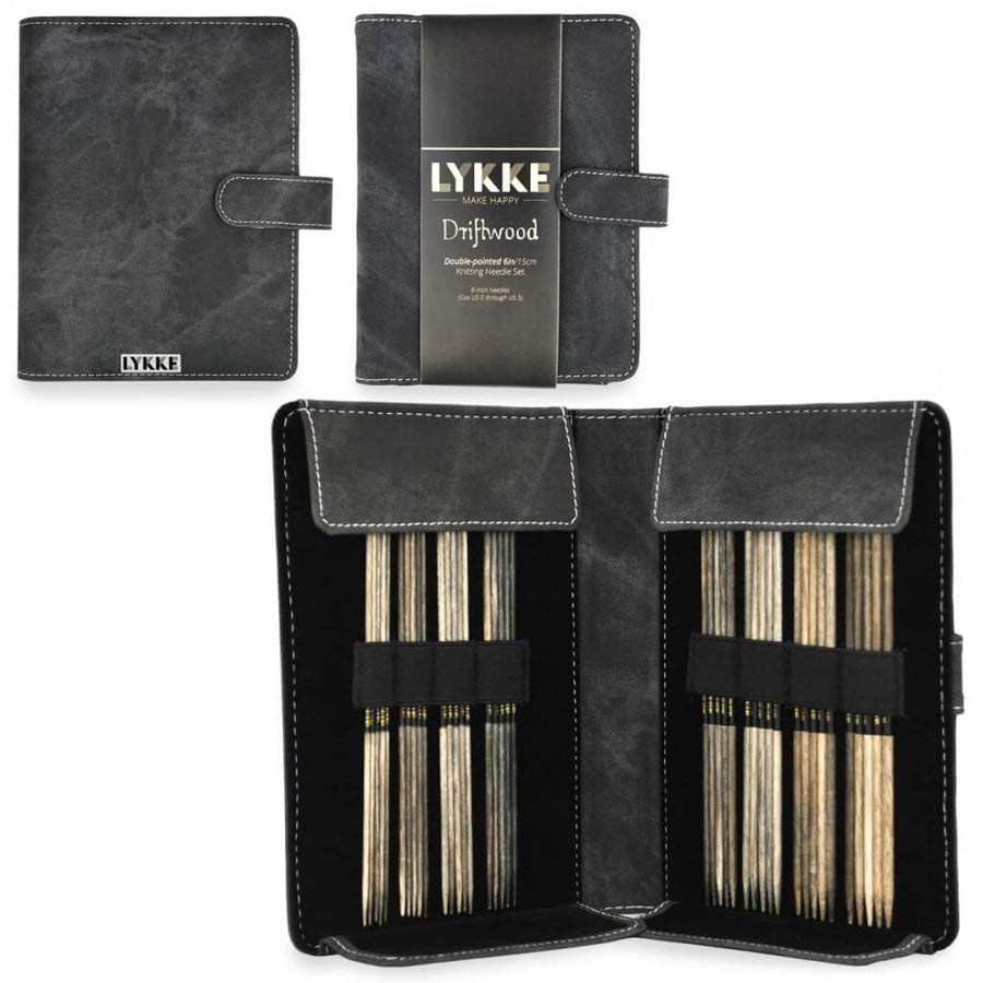 Lykke Nadelspiel Set - Driftwood grau Lieblingsgarn