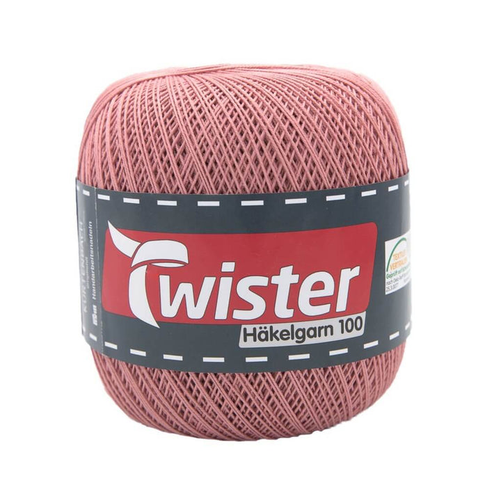 Twister Häkelgarn 100 g - Häkel Wolle 33 - Altrosa Lieblingsgarn