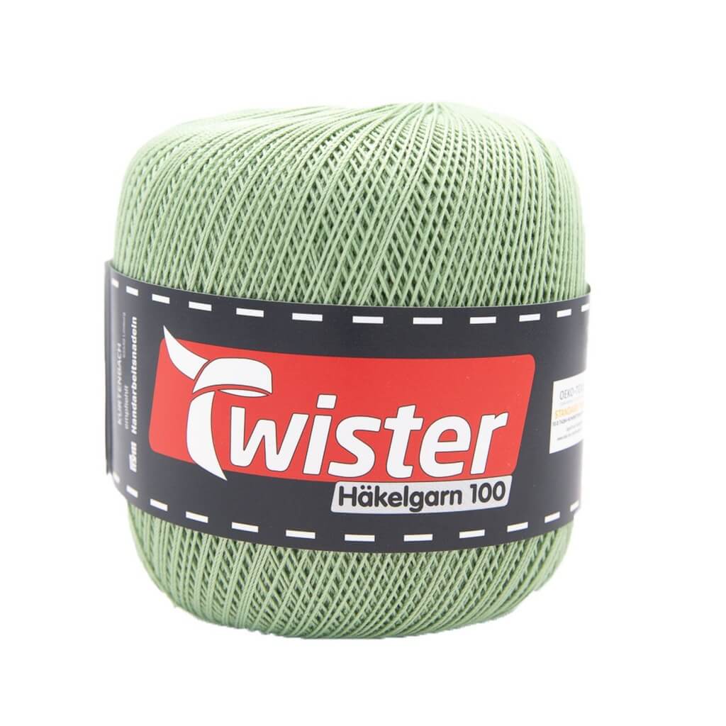 Twister Häkelgarn 100 g - Häkel Wolle 72 - Lindgrün Lieblingsgarn