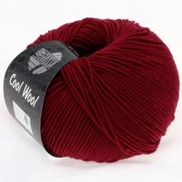 Lana Grossa Cool Wool 50g 0468 - Weinrot Lieblingsgarn