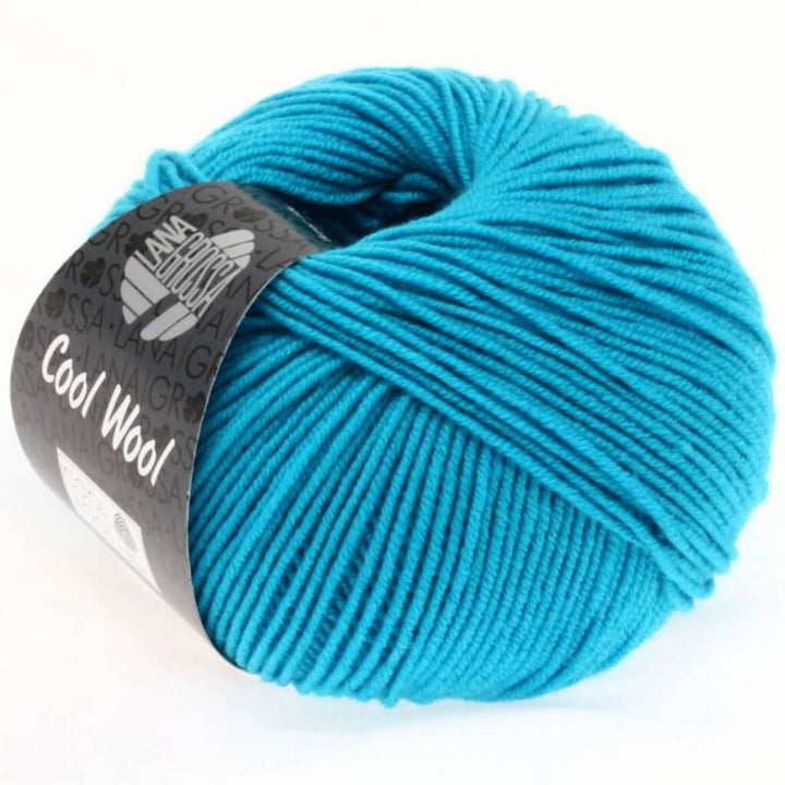 Lana Grossa Cool Wool 50g 0502 - Türkisblau Lieblingsgarn