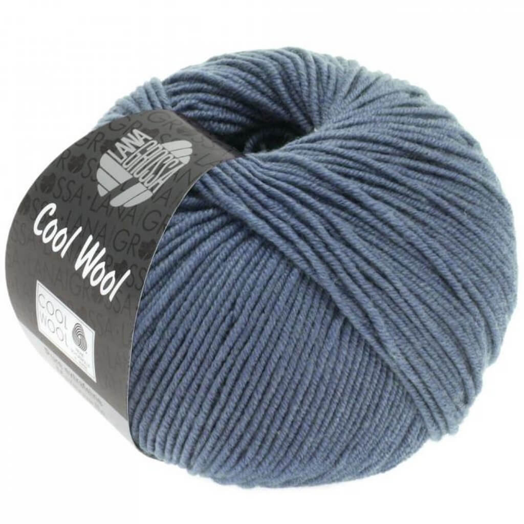 Lana Grossa Cool Wool 50g 2037 - Graublau Lieblingsgarn