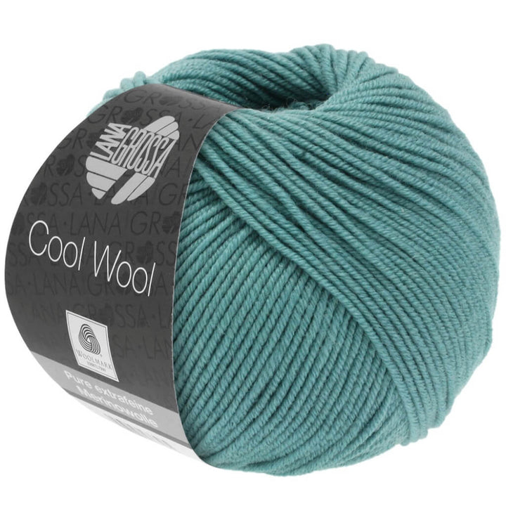 Lana Grossa Cool Wool 50g 2072 - helles Seegrün Lieblingsgarn