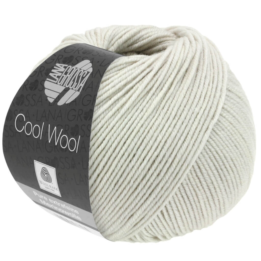 Lana Grossa Cool Wool 50g 2076 - Muschelgrau Lieblingsgarn