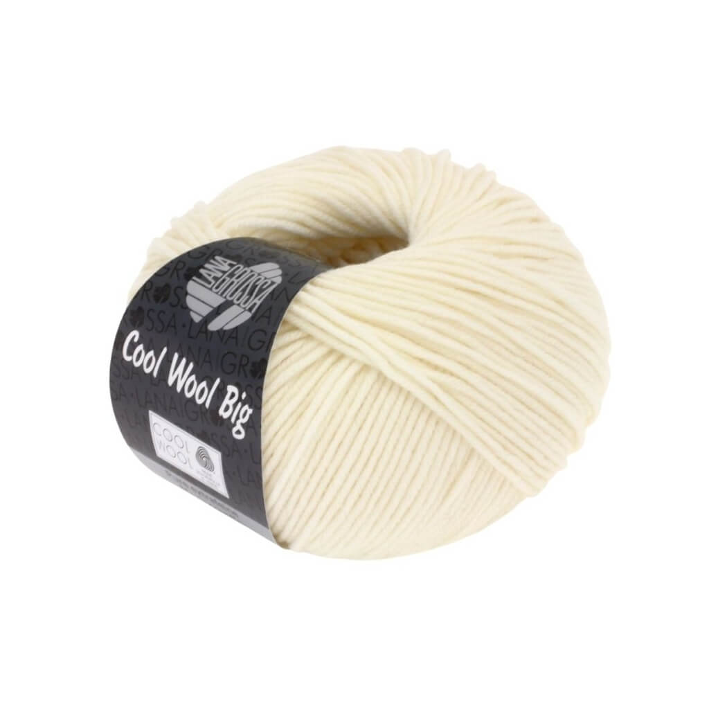 Lana Grossa Cool Wool Big 50g 601 - Rohweiß Lieblingsgarn