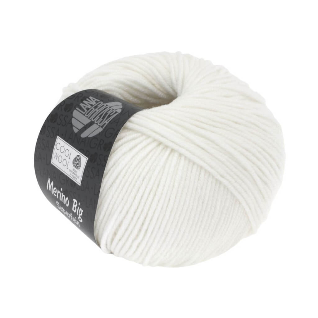 Lana Grossa Cool Wool Big 50g 615 - Weiß Lieblingsgarn