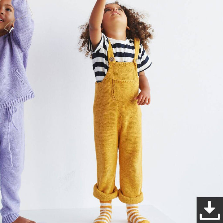 Elastico Latzhose - Lana Grossa Kids 12 Modell 10 (PDF) Lieblingsgarn