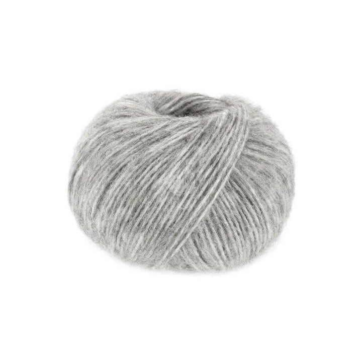 Lana Grossa Natural Alpaca Pelo 3 - Hellgrau meliert Lieblingsgarn