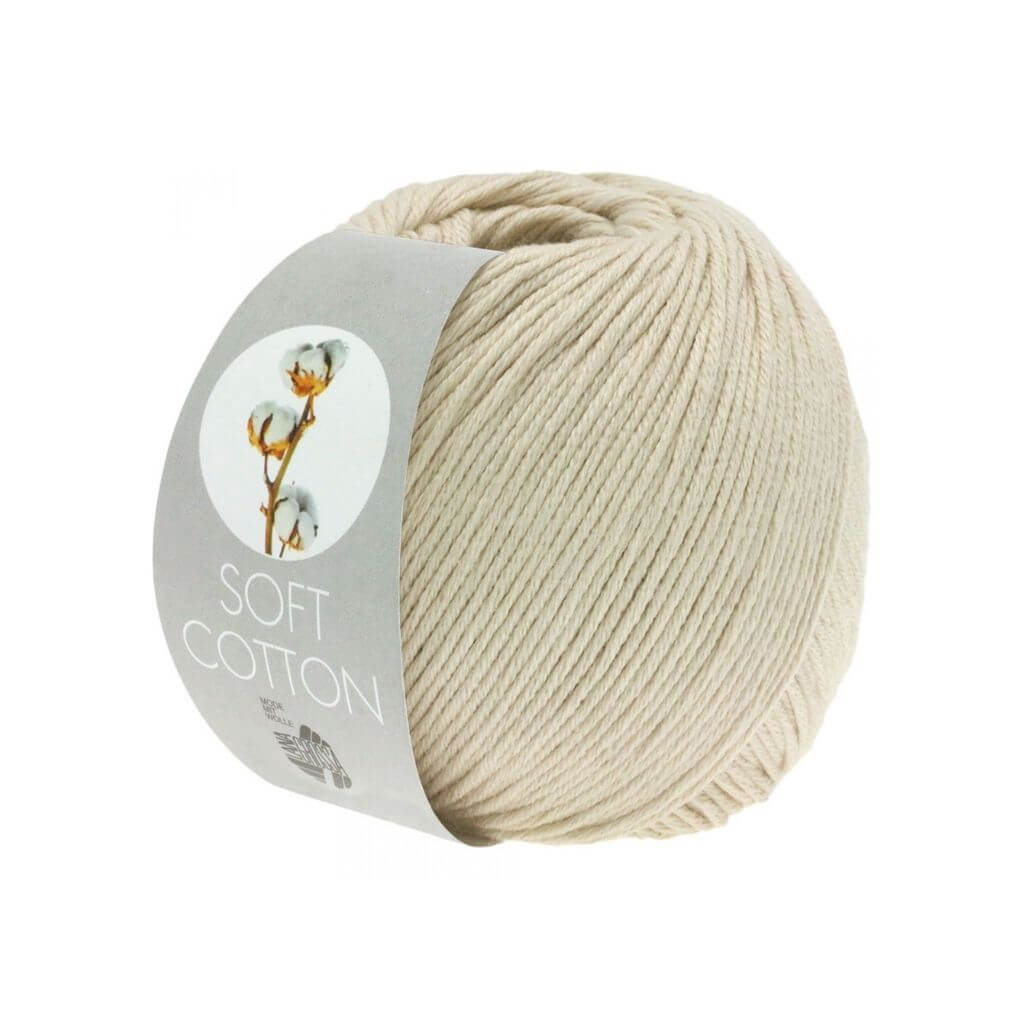 Lana Grossa Soft Cotton 50 g 3 - Grège Lieblingsgarn
