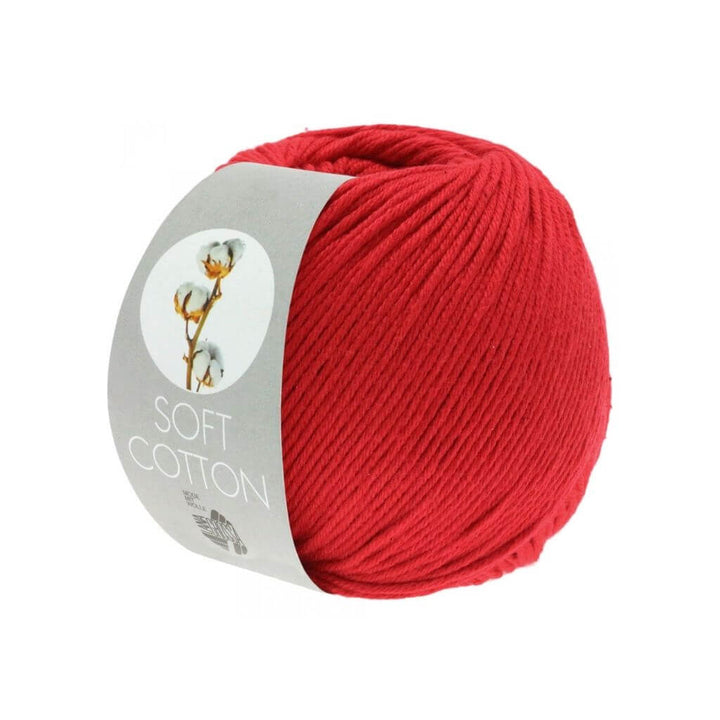 Lana Grossa Soft Cotton 50 g 13 - Rot Lieblingsgarn