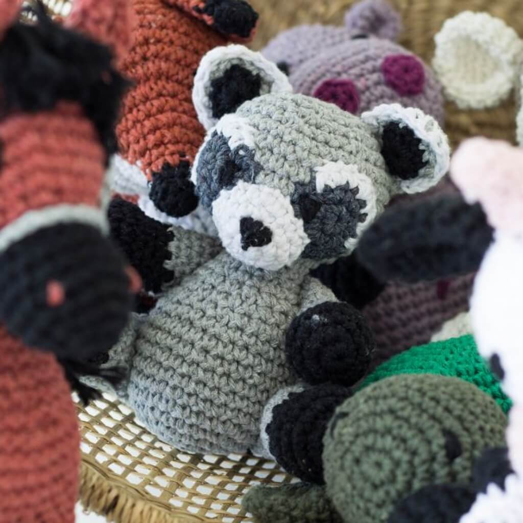 Amigurumi Häkelset Raccoon Ricky Lieblingsgarn