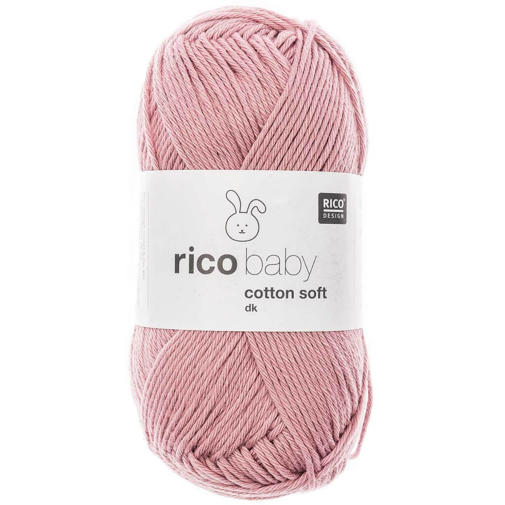 Rico Design Baby Cotton Soft DK 50 g 047 - Altrosa Lieblingsgarn