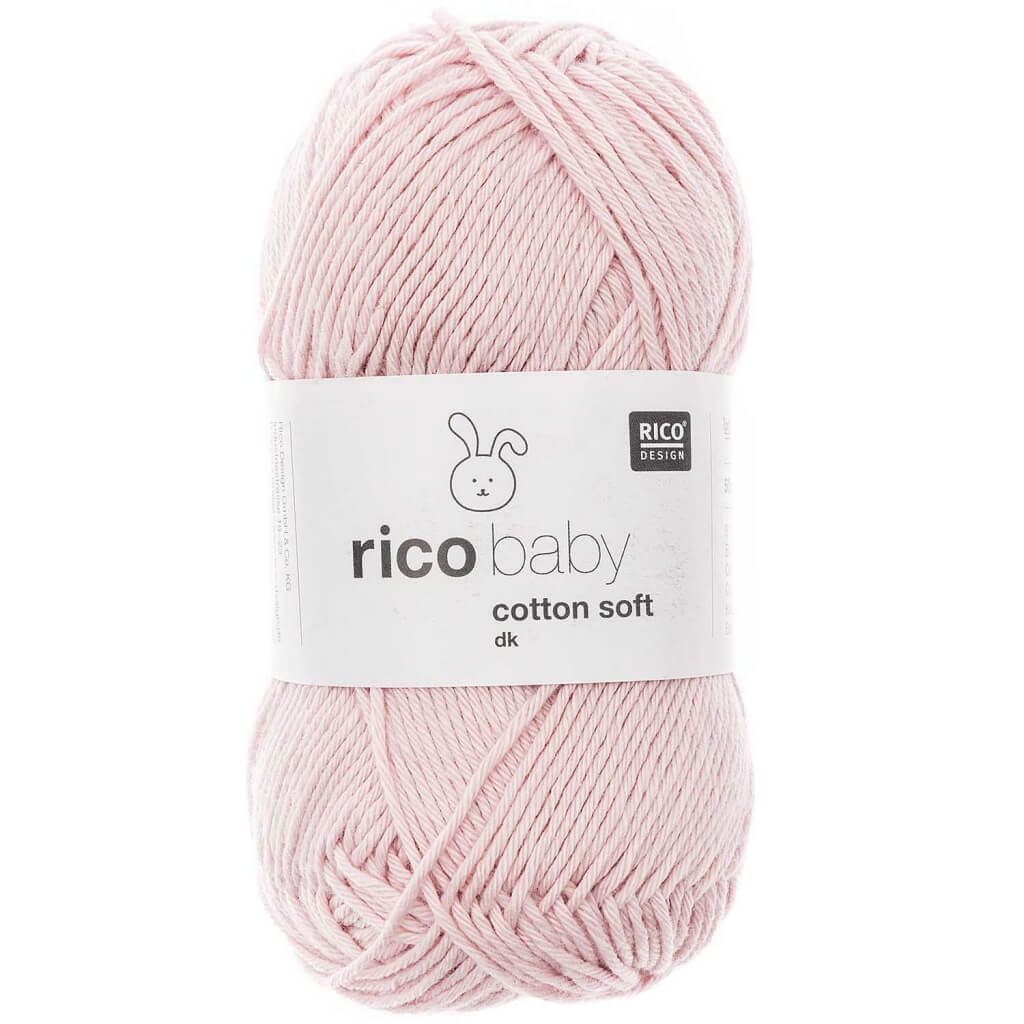 Rico Design Baby Cotton Soft DK 50 g 052 - Hellrosa Lieblingsgarn