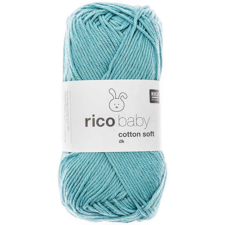 Rico Design Baby Cotton Soft DK 50 g 056 - Tuerkis Lieblingsgarn
