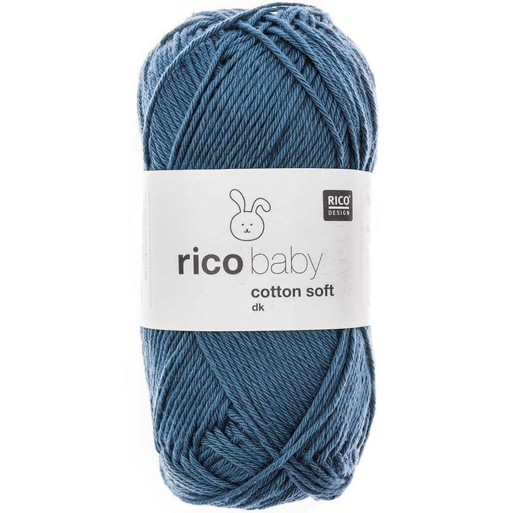 Rico Design Baby Cotton Soft DK 50 g 057 - Grau-Blau Lieblingsgarn