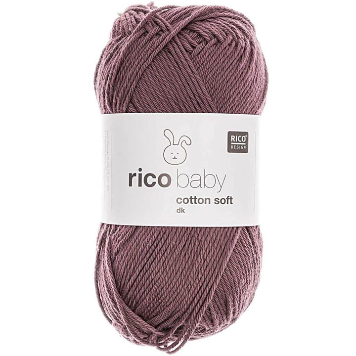 Rico Design Baby Cotton Soft DK 50 g 068 - Pflaume Lieblingsgarn