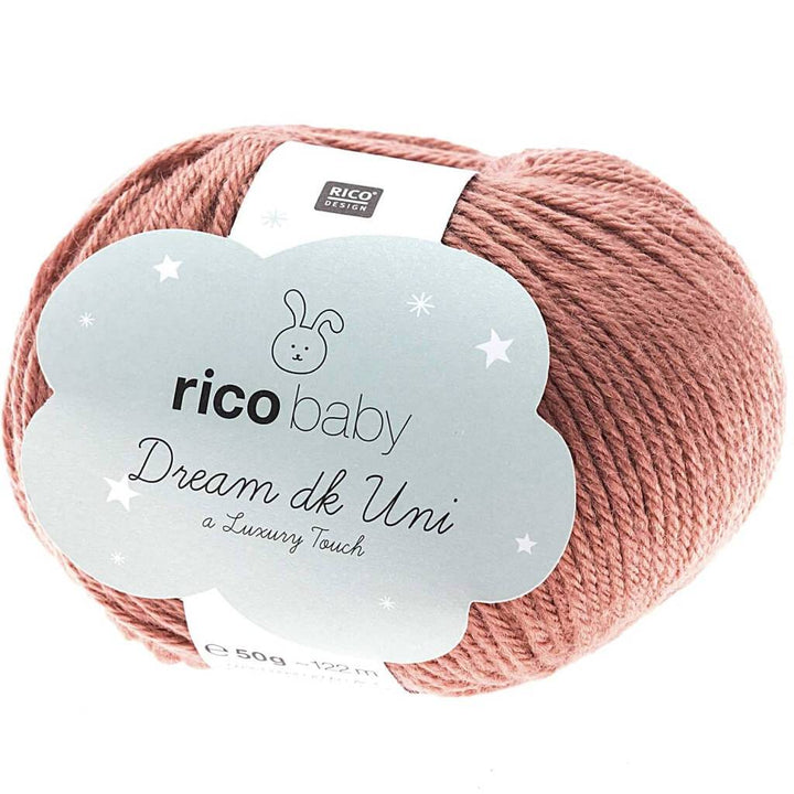 Rico Design Baby Dream Uni DK - 50g 008 - Beere Lieblingsgarn