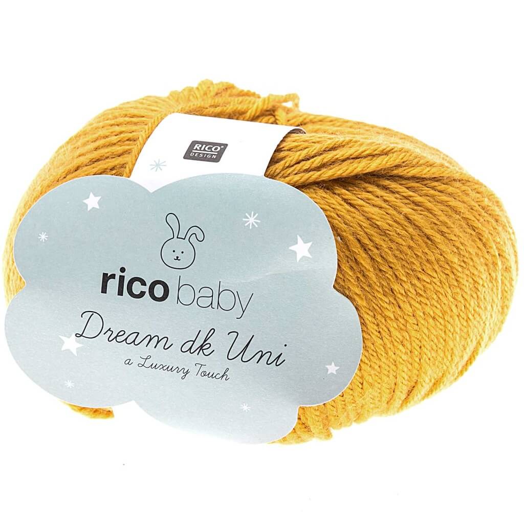 Rico Design Baby Dream Uni DK - 50g 009 - Senf Lieblingsgarn