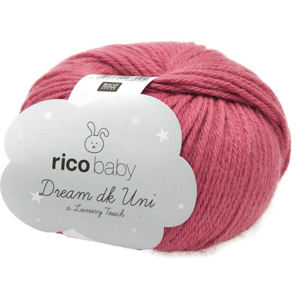 Rico Design Baby Dream Uni DK - 50g 019 - Bordeaux Lieblingsgarn