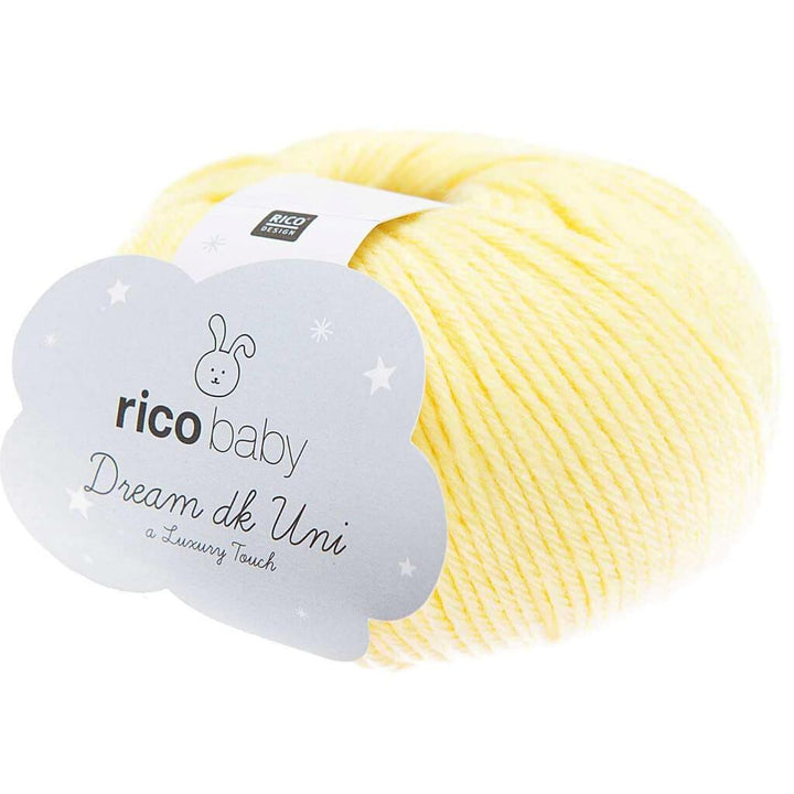 Rico Design Baby Dream Uni DK - 50g 013 - Vanille Lieblingsgarn
