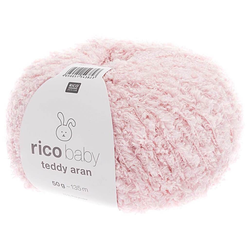 Rico Design Baby Teddy Aran 50 g 022 - Babyrosa Lieblingsgarn